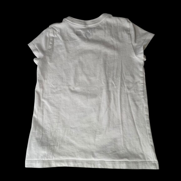 Polo Ralph Lauren Kids Polo Bear Graphic White T-Shirt Size 5 Cotton Crewneck - Picture 2 of 4